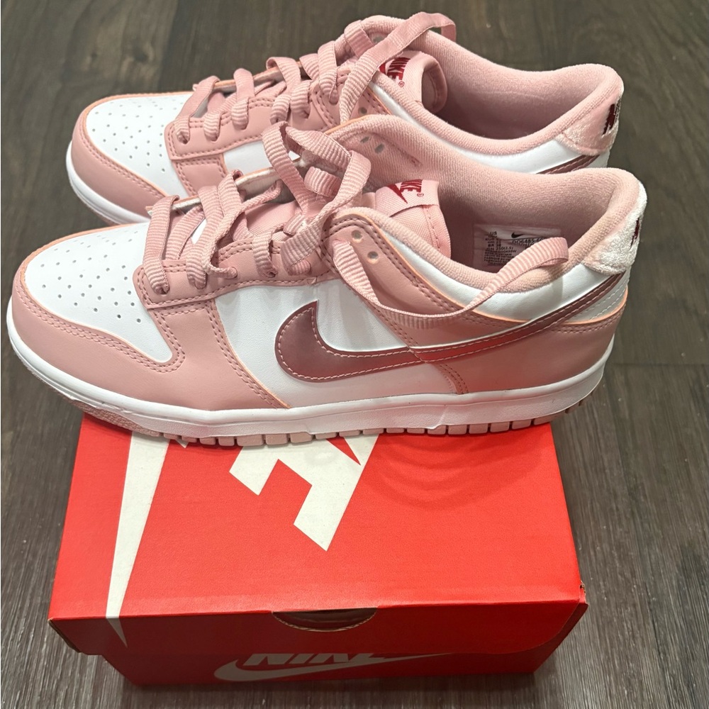 Nike Dunk Low Pink/White | Women’s 8.5 | Never Worn w/ Box - Picture 3 of 8